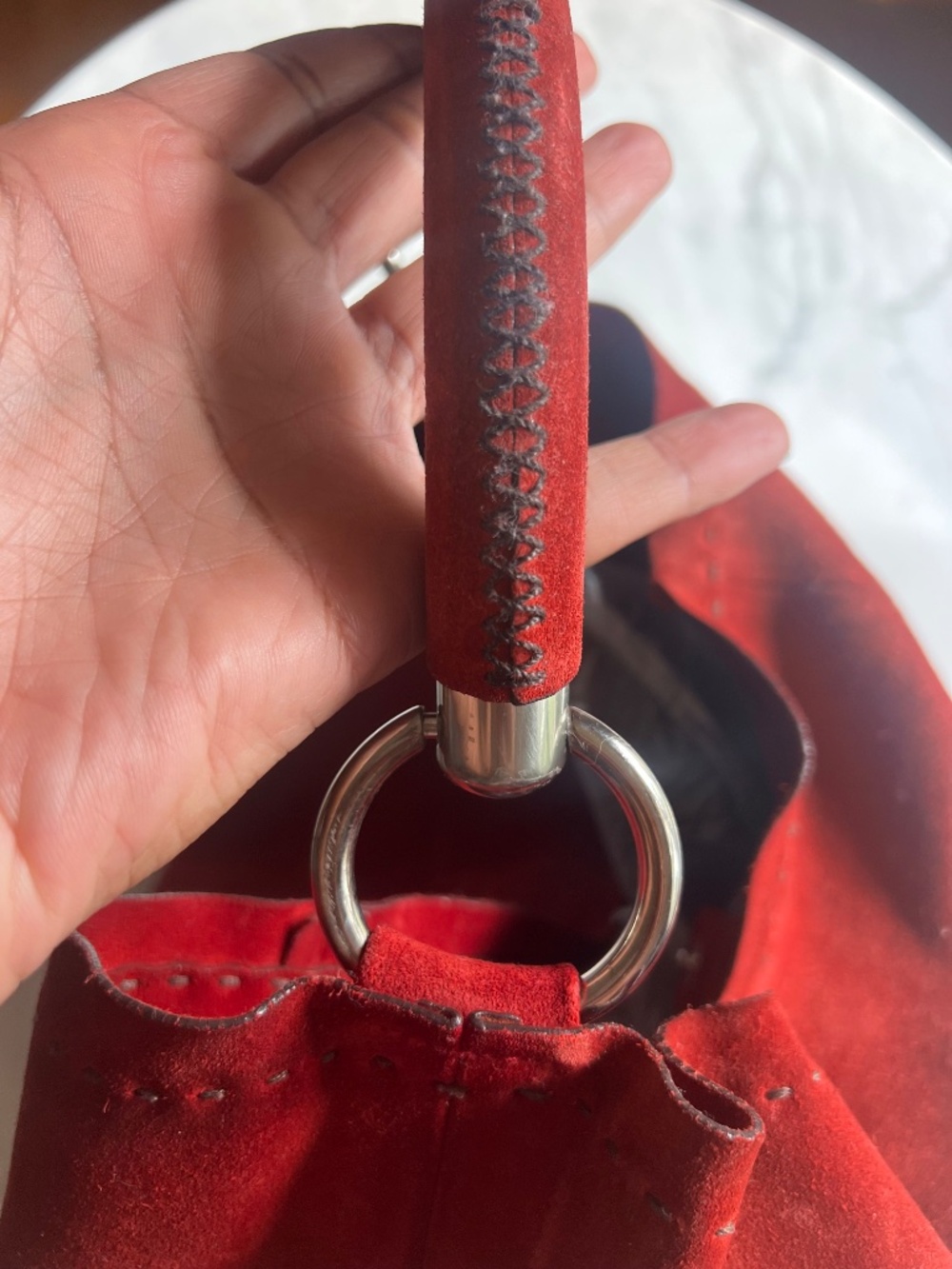 Vintage Prada red purse - Picture 4 of 6